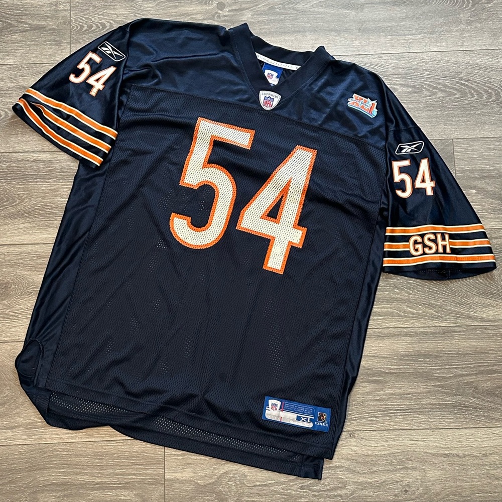 Brian Urlacher Chicago Bears Super Bowl Jersey